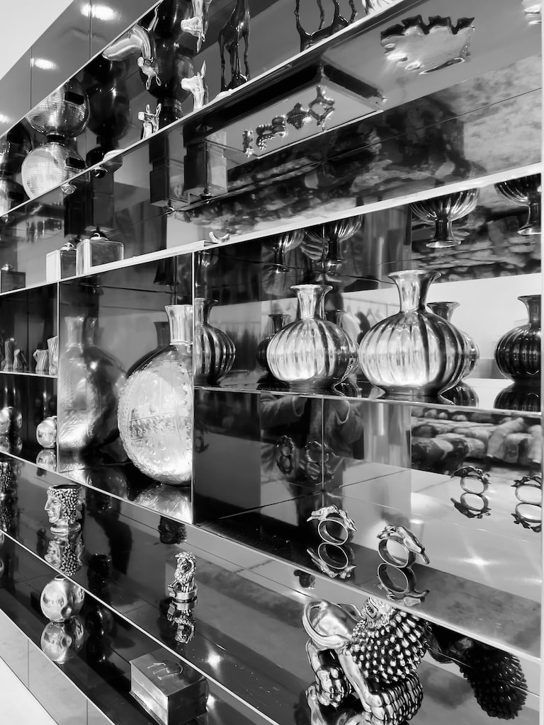 Collection of pewter objects from Svenskt Tenn